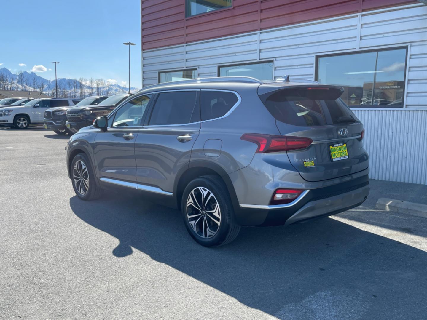 2019 GRAY HYUNDAI SANTA FE LIMITED 2.0T (5NMS5CAA6KH) with an 2.0L engine, Automatic transmission, located at 1960 Industrial Drive, Wasilla, 99654, (907) 274-2277, 61.573475, -149.400146 - Photo#2